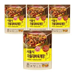 오뚜기 서울식 차돌대파육개장 500g, 4개