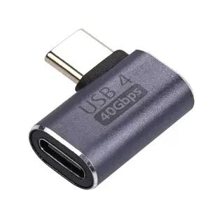 JA054 C타입 to C타입 ㄱ 기역자 꺾임 젠더 USB 3.0 안정적 데이터 전송
