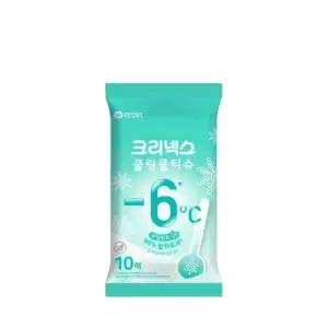 (정품) 크리넥스 쿨링물티슈 라임민트 10매, 1개