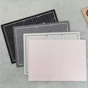 A3 슬림 양면 컬러 고무판 커팅 매트 45X30cm PVC 재단 미술 다용도 커팅 데스크 매트