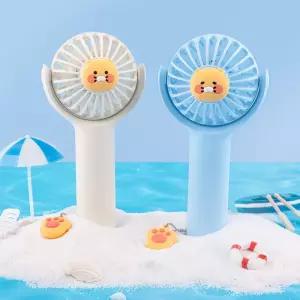 춘식이 미니 파워 선풍기/KC인증/캐릭터/충전/바람/야외/여름/휴대/스트랩/더위/선풍기/휴대용/무선