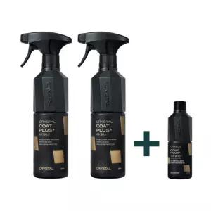 1+1 불스원 뉴 크리스탈코트 플러스 유리막 코팅제 500ml 물왁스 셀프 광택제