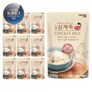 더독 강아지 건강 보양식 삼계죽 150g 1BOX (10EA)
