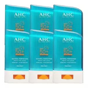 [AHC] 내추럴 퍼펙션 프레쉬 선스틱 SPF50+ 22g 6개