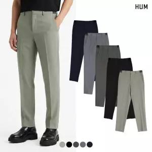 [택가 69900원][HUM]남) 반밴딩 슬림핏 슬랙스 팬츠(FHNMCPS110P)
