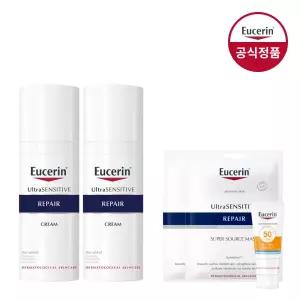 [2027.05.20/A세트]  울트라 센서티브 리페어 크림 50ml 1+1 [증]마스크팩2매+선크