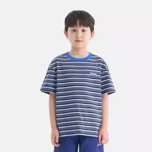 [보리보리/아웃도어프로덕츠 키즈]에센셜 스트라이프 반팔티셔츠 (차콜) OD262ISS01_CHC