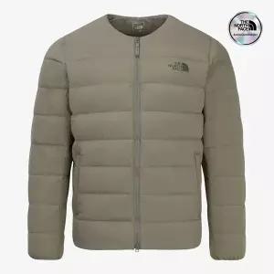 [노스페이스] [노스페이스 공식] NJ1DR54B 남성 포플러 다운 가디건 GRAYISH KHAKI