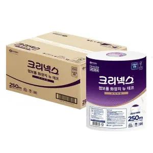 [유한킴벌리]크리넥스 점보롤 화장지 뉴 데코 250m 3롤 4팩