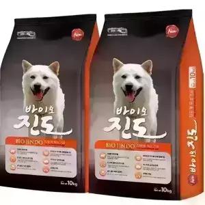 바이오진도 10kg 2개 대형견 대용량 사료