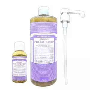 [셀러허브]닥터브로너스 캐스틸 솝 클렌저 950ml + 60ml 라벤더 (S26801113)