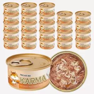 카르마 고양이캔 가다랑어+치킨 80g 24개 1박스