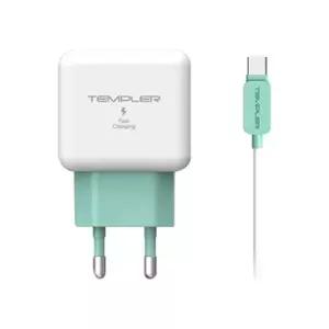 (템플러) 분리형 C타입 QC 3.0 급속 충전기 TEM-P21-QC30U1A (1M) 1M (1개입)