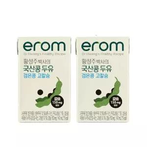 황성주박사의 검은콩 고칼슘 국산콩 두유 140ml 24팩