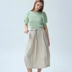 [와이오와이](택가 166,000원)사이드 밴딩 플리츠 카고 스커트_2colors
