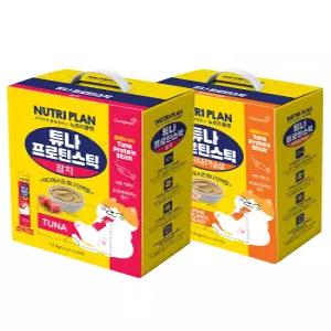 동원 뉴트리플랜 프로틴스틱 14g x 100p 2종모음 고양이간식 츄르