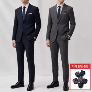 [롯데백화점]맨잇슈트 [정상가 198,00원]26년 신상 솔리드 기본 포멀핏 3계절 정장 2종 택1 + 타이증정