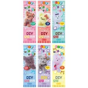 DIY 모루 인형 키트 6개모루인형 모루인형만들기 인형 인형만들기 DIY모루인