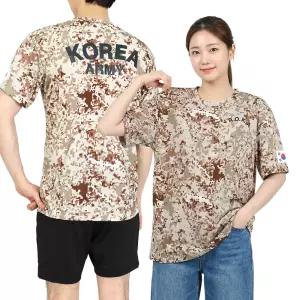 로카티 ROKA 반팔 사막디지털 군인 군대 티셔츠