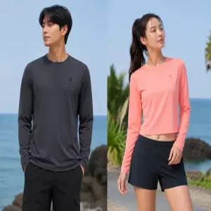 남성 여성 기능성 러닝긴팔냉감티셔츠 트레일러닝 경량 긴팔티 1BYRTMU007