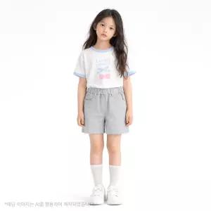 [로엠걸즈] 리벳 4부 데님팬츠 RGTJ2642C-1
