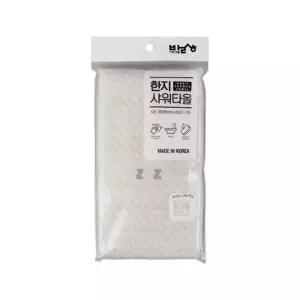 바른생활 한지 샤워 타 올 1매 목욕타 월 바스타 수건 폼