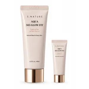 에스네이처 아쿠아 365 유브이 글로우 핏 톤업선 40ml+휴대용8ml