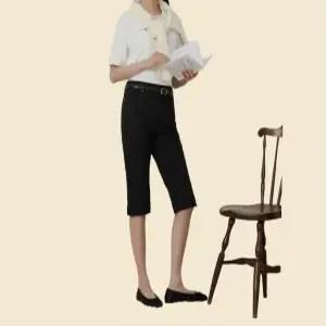 BEANPOLE LADIES [B. my] 카프리 팬츠 - 블랙