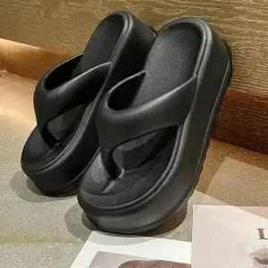 [룽스_65]슬리퍼 키높이 통굽쪼리 실내화 (비품/덤핑)7cm