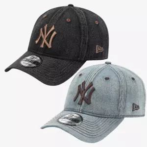 뉴에라 모자 뉴욕 양키스 MLB 데님 시리즈 9FORTY 언스트럭쳐 데일리 야구 볼 캡