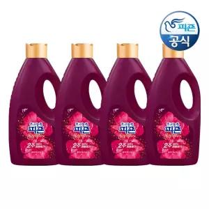 피죤 초고농축 섬유유연제 시그니처 플라워페스티벌 2L 용기 x 4개