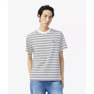라코스테 LACOSTE 남성 멀티 스트라이프 반팔 티셔츠 TH0874-56G 7XI TH0874-56G7XI 413014