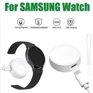 6-in-1 고속 충전 차량용 어댑삼성 갤럭시 워치 6 5 4 3 액티브 2 1용 휴대용 무선 USB 충전 케이블 타입 C