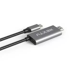 USB C to HDMI PD충전 미러링 케이블 NEXT-2247CHPD [H@lu]