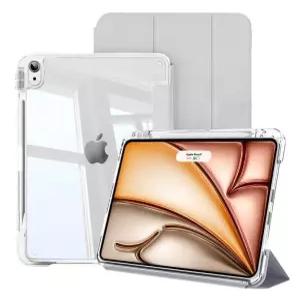 헤미션 아이패드 에어 케이스 펜슬 수납 클리어 범퍼 스마트커버