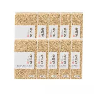 햅쌀 즉석도정 황미쌀 동탄황미쌀 오분도미 진공포장 10팩 3kg