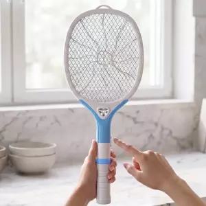 220V 충전식 후레쉬 해충킬러 바른생활 전기모기채