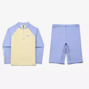 휠라 키즈 3PACK 아쿠아 래쉬가드 상하세트 FK2SWF2A01M VAA