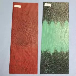Xmlivet 가죽 2 색 당구 큐 랩 도마뱀 모양 풀 큐 그립 당구 가죽 그립 318x110x95mm