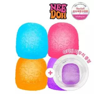 [공식수입원] 니도 검드롭 (색상랜덤, 사은품 증정)  NeeDoh 로제 스트레스볼 말랑이 스퀴시 슬라임