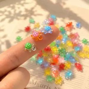 행운의 거북이 파츠 피규어 초미니 거북이 세트 묶음 상품 7x11mm
