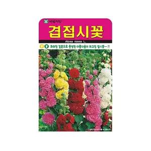 와이지유통 겹접시꽃 씨앗 30립 겹꽃 접시꽃 다년생 국내 종자