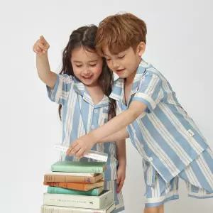 오셀픽 스탠다드 파리 키즈 반팔 파자마 세트 어린이 파자마 아동 홈웨어 7Size