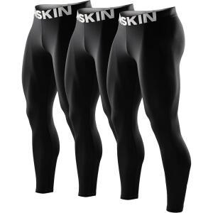 DRSKIN 남성 U2019S 컴프레션 팬츠 (5/4/3 팩) 퀵 드라이 타이츠 레깅스 스포츠 바젤레이어 러닝 짐 운동 pJO