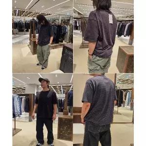 [ONSET](강남점)온셋 스테디 스트라이프 숏 슬리브 STEADY STRIPE SHORT SLEEVE
