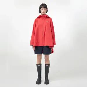 [롯데백화점]포랩 여성 워터프루프 레인 판초 우비 우의 레인코트 - 레드 HEW0001ACZRED