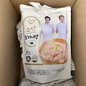지극진성금산인삼 스지 특도가니탕 800gX4팩 간편식 가족식사 저녁메뉴