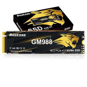 M.2 2280 NVMe SSD 4TB 내장 PCIe Gen4, 최대 7350MB/s, SLC 캐시 및 HMB, PS5 /PC / 노트북, 게이머, 비디오 편집기, 하이엔드 크리에이터 빠른 속도 GM988을 요구하는 AI 개발자를 위한 맞춤형 제품입니다