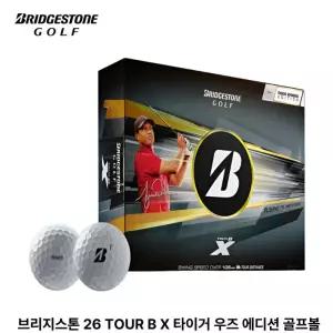 브리지스톤 2026 TOUR B X 타이거우즈 에디션 골프공 화이트 3피스 정품