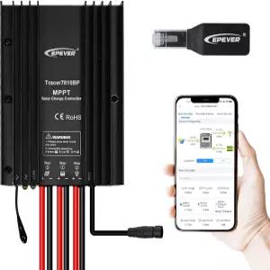 EPEVER IP67 방수 30A MPPT 태양광 충전 컨트롤러 12V 24V 오토 최대 PV 입력 100Vdc RV 트레일러 보트